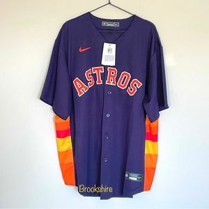 Nike Houston Astros #35 Justin Verlander Jersey Size 2XL T770-HUNU-HU7-V35
